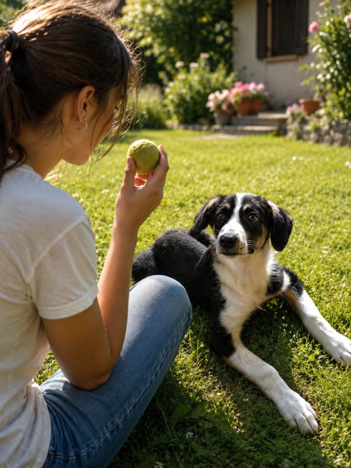 Un cucciolo in adozione