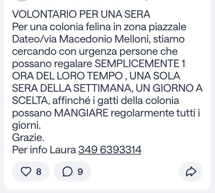Bora 2anni kg10 salvata in stallo in prov di Bergamo