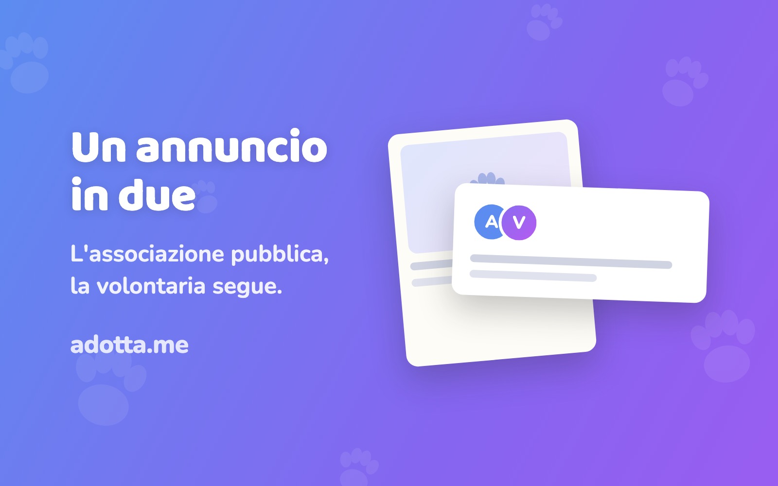 Gestire un'adozione in due: arriva la referente sull'annuncio